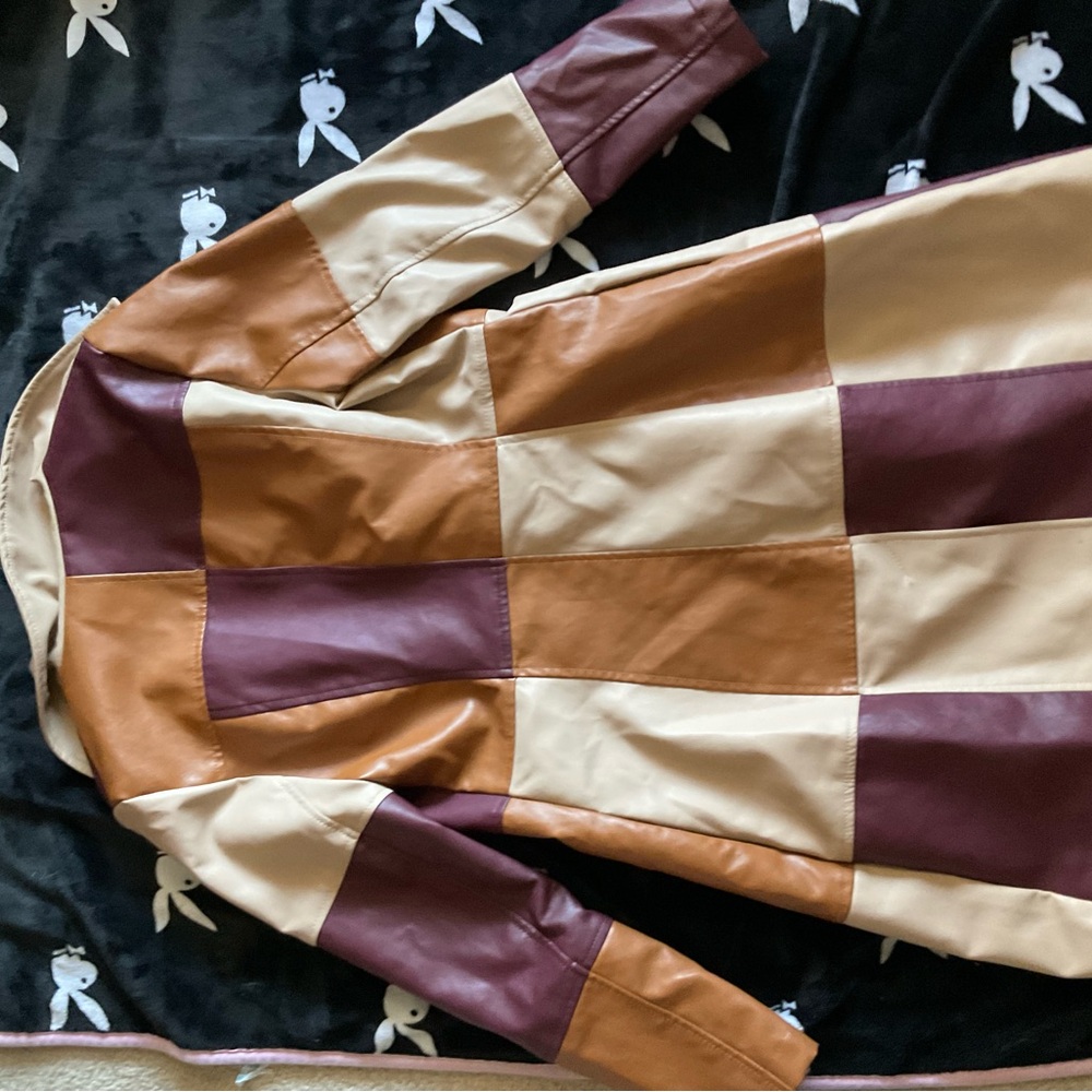 Patchwork Leather Jacket - Picture 6 of 6